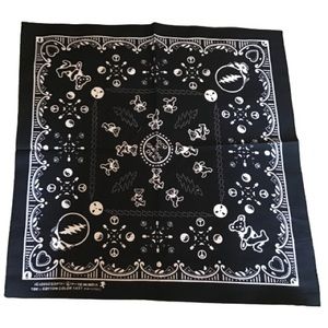 NWT Black Good old Grateful Dead bandana